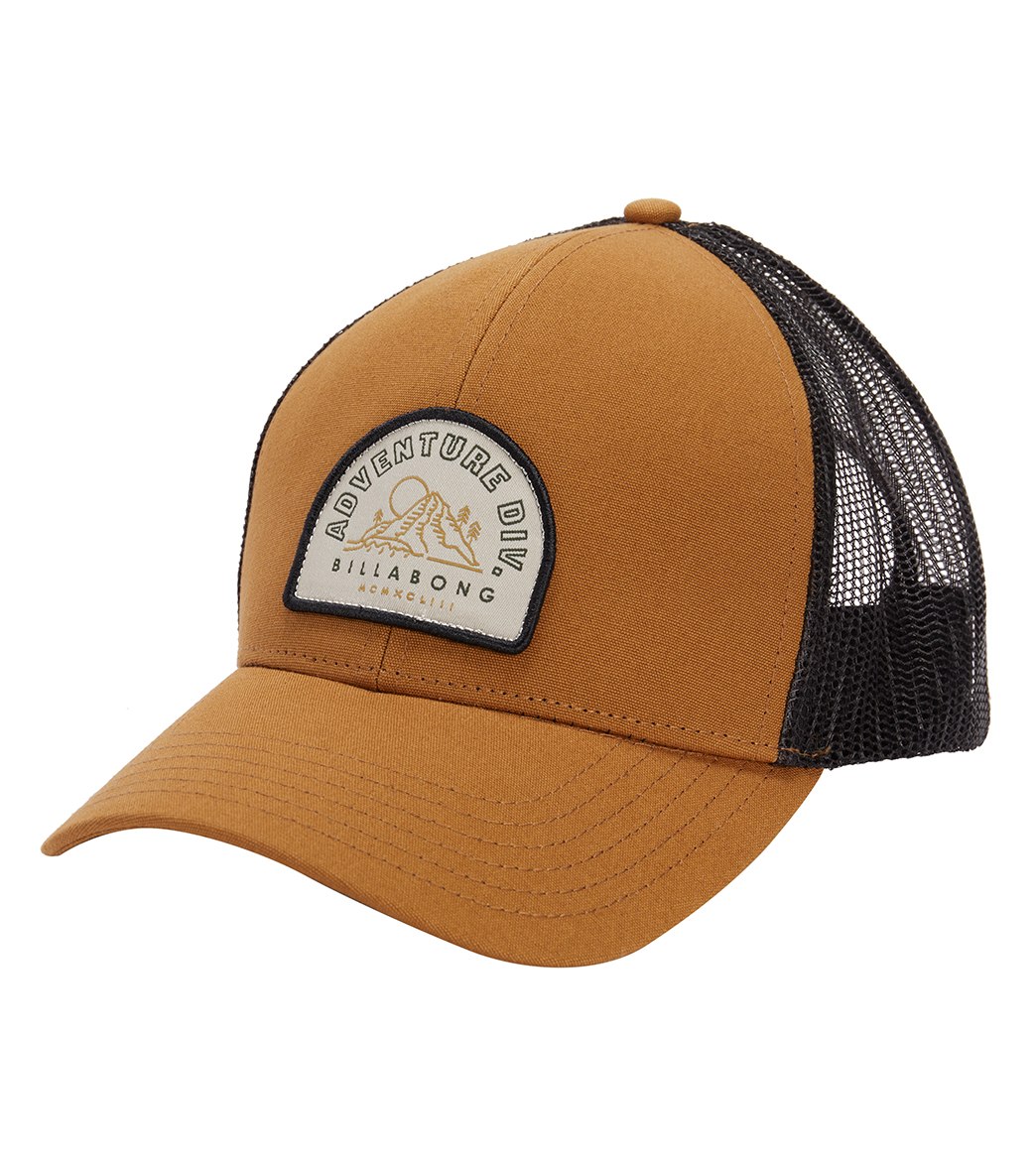 Billabong Men's A/Div Walled Trucker Hat - Nutmeg One Size Polyester - Swimoutlet.com