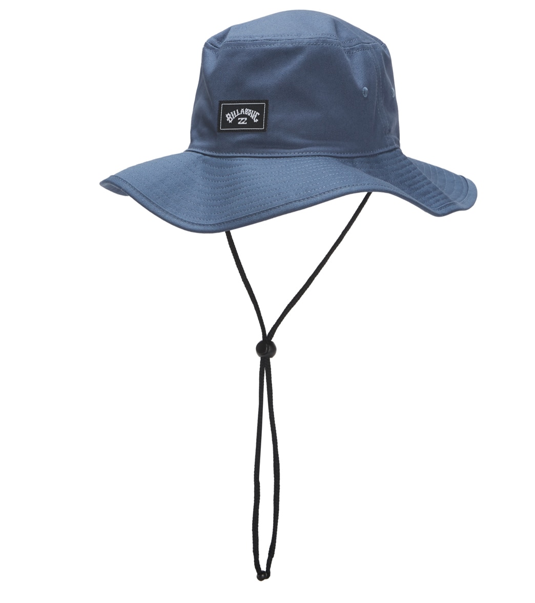Billabong Men's Big John Print Hat - Stealth One Size Cotton - Swimoutlet.com