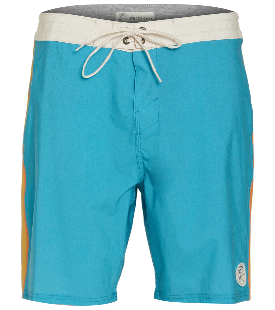 O'neill Men's 18 Sideline Board Shorts - Aquamarine 29 Cotton/Polyester - Swimoutlet.com