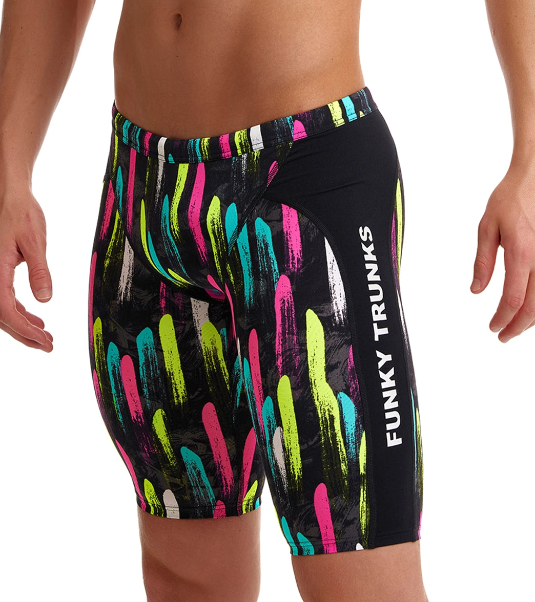 Funky Trunks Men's Lippie Launch Training Jammer Swimsuit - 30 Polyester - Swimoutlet.com