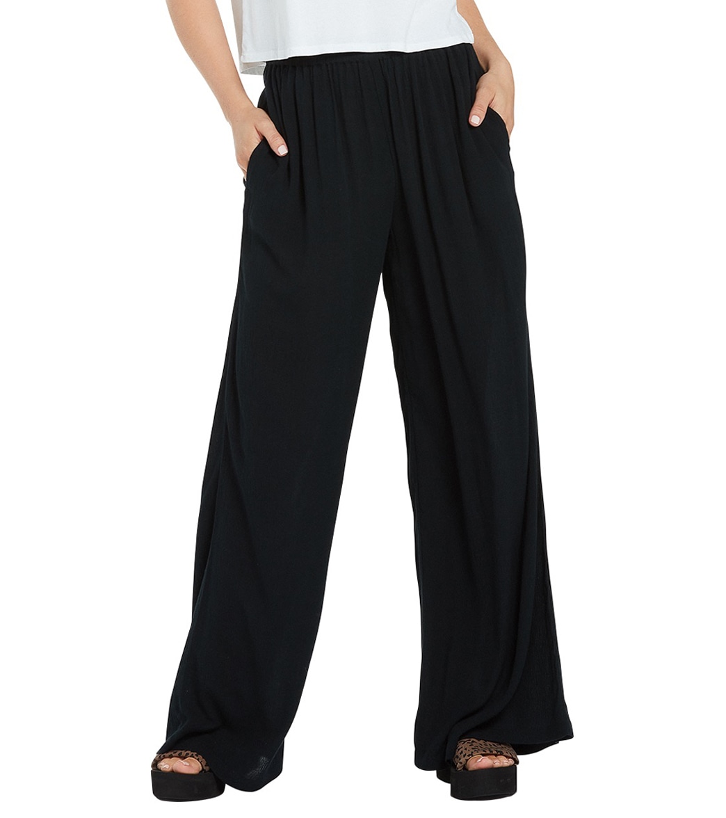 Volcom Women's Stoneshine Junki Pants - Black Large - Swimoutlet.com