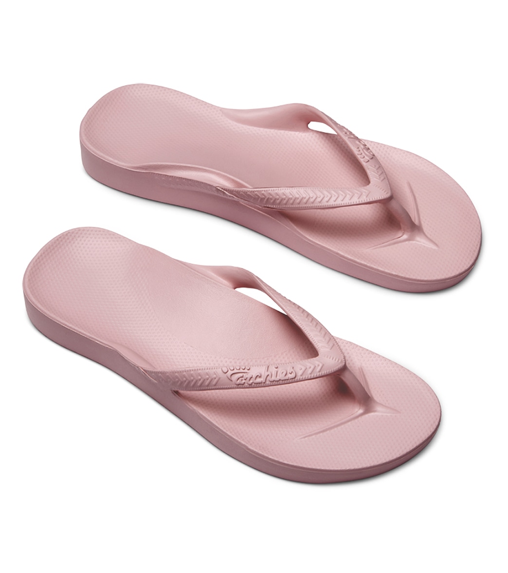 Archie's Footwear Archies Footwear Arch Support Flip Flops - Pink Men's 6 / Women's 7 - Swimoutlet.com
