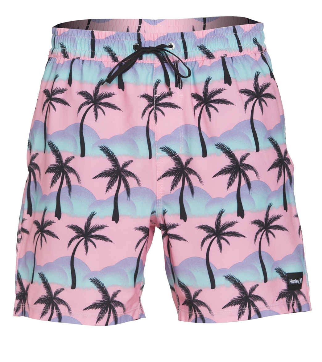 Hurley Men's 17 Cannonball Volley Boardshortss - Pink Large - Swimoutlet.com
