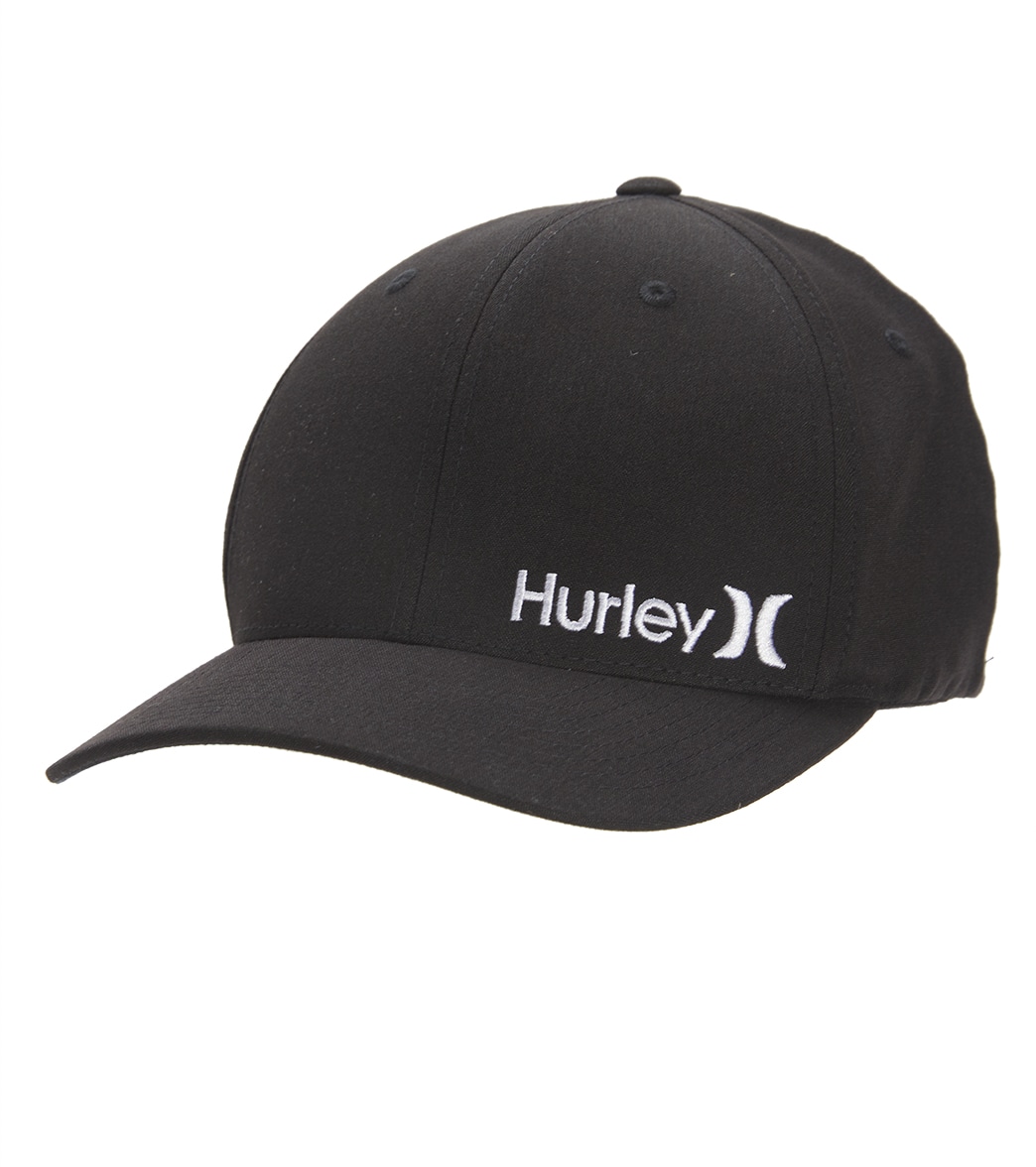 Hurley Men's Corp Textures Hat - Black Large/Xl - Swimoutlet.com