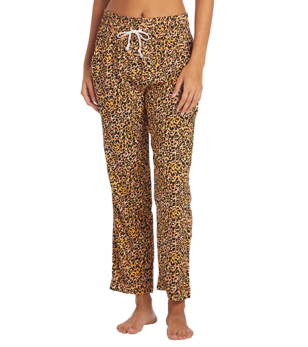 Hurley Women's Easy Rolled Cuff Pants - Wild Party Medium - Swimoutlet.com