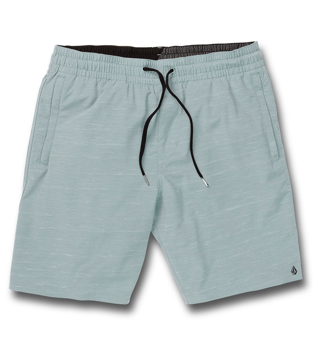 Volcom Men's Packasack Lite 19 Shorts - Stormy Sea Large Cotton/Polyester - Swimoutlet.com