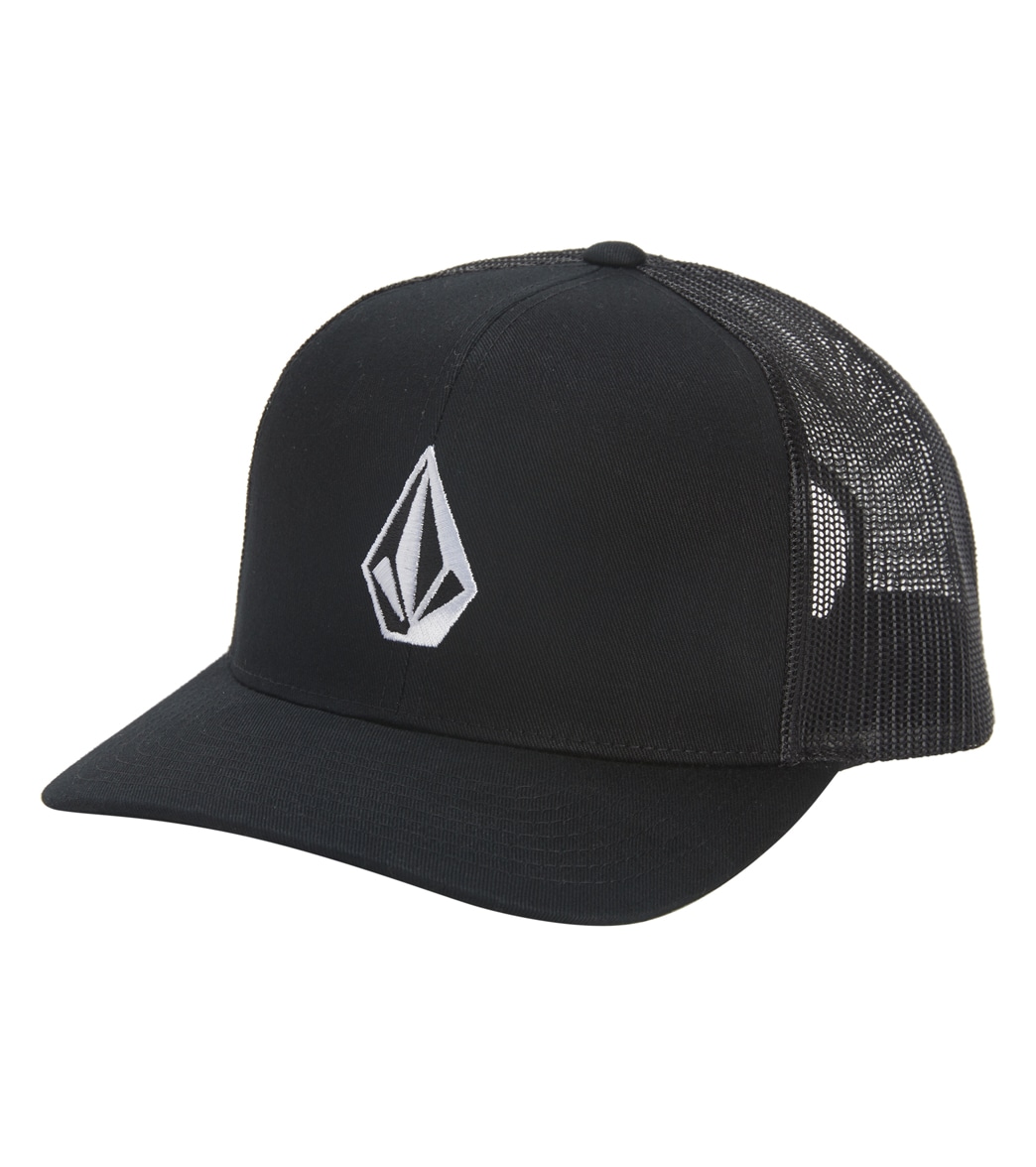 Volcom Men's Full Stone Cheese Hat - Black One Size Cotton/Polyester - Swimoutlet.com