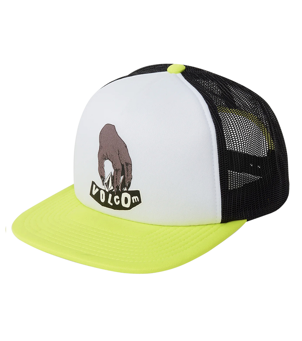 Volcom Men's High Ten Cheese Hat - Limeade One Size Polyester - Swimoutlet.com