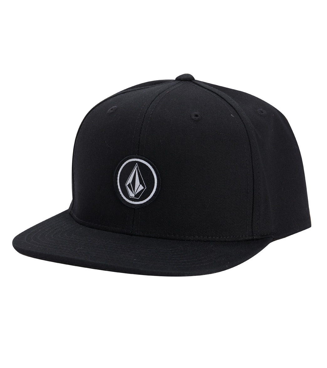 Volcom Men's Quarter Twill Hat - Black One Size Cotton - Swimoutlet.com