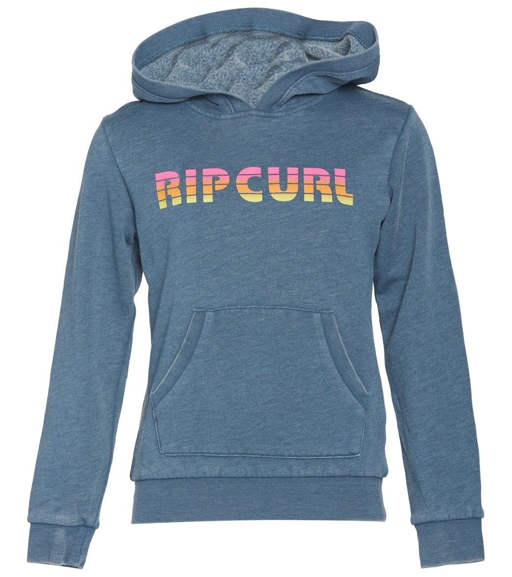 Rip Curl Girls' Waver Shaper Hoody Big Kid - Dark Teal 10 - Swimoutlet.com