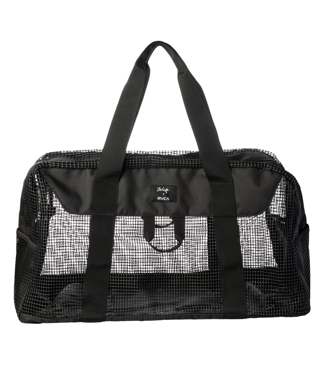 Rvca Men's Zak Noyle Beach Bag - Black One Size Polyester - Swimoutlet.com