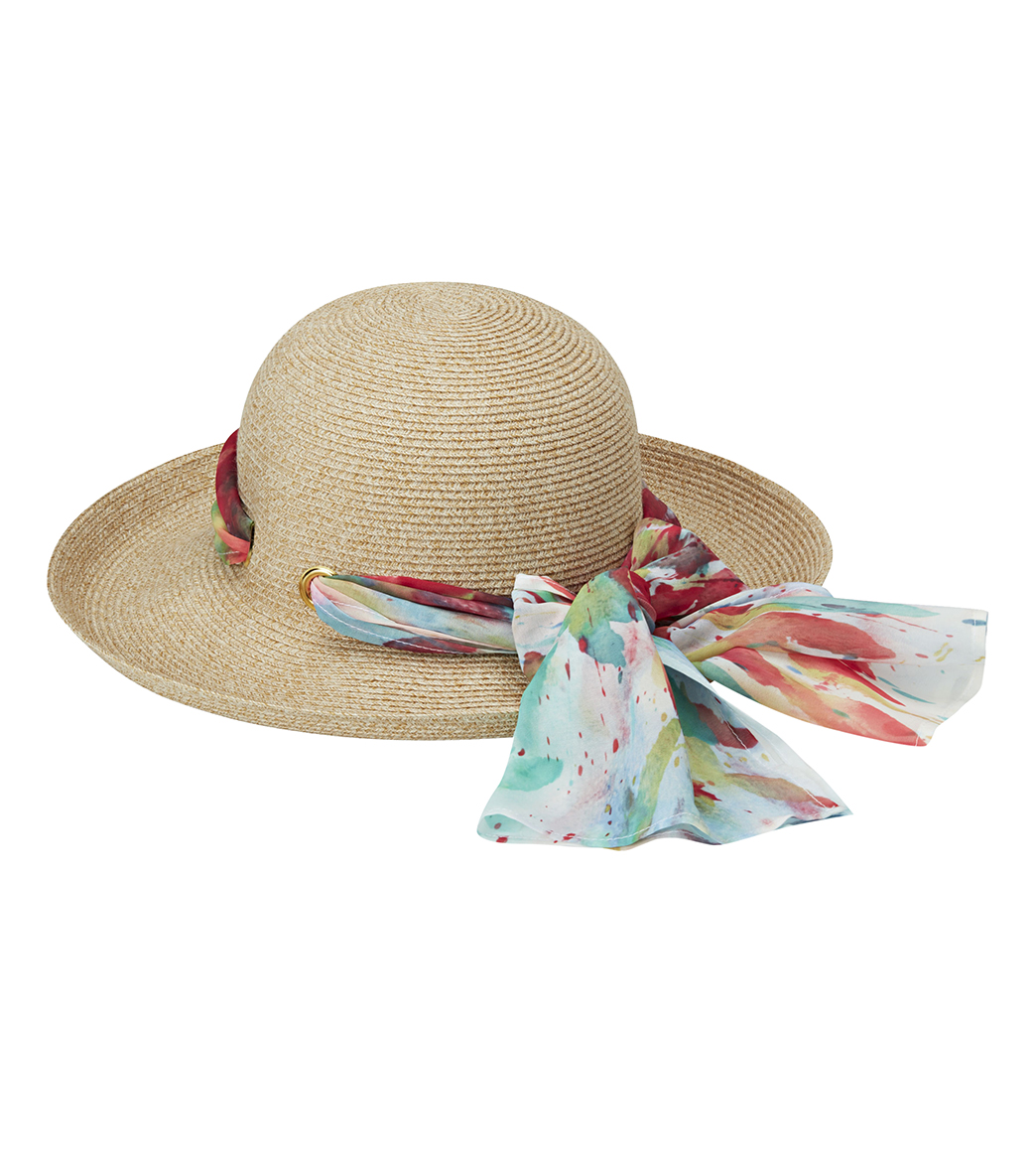 Wallaroo Women's Lady Jane Straw Hat With Ribbon - Natural One Size Polyester - Swimoutlet.com