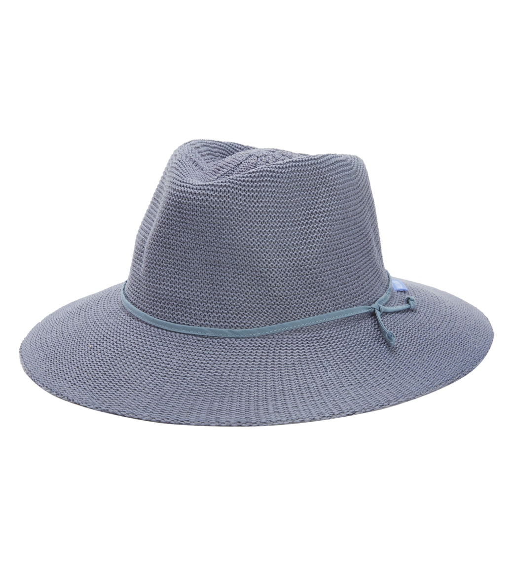 Wallaroo Women's Victoria Fedora Hat - Dusty Blue One Size - Swimoutlet.com
