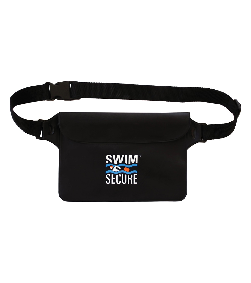 Swim Secure Waterproof Bum Bag - Black - Swimoutlet.com