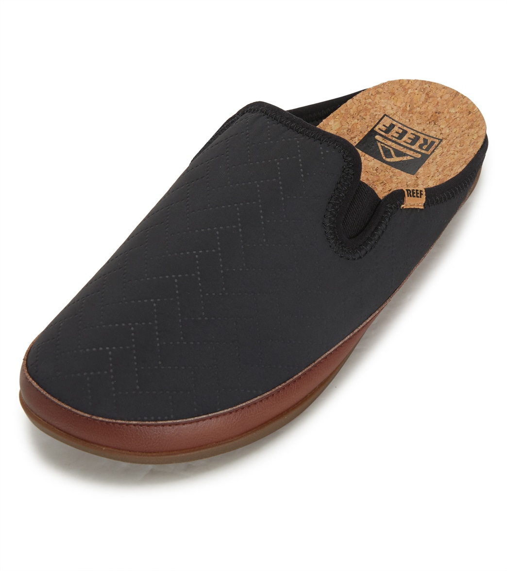 Reef Men's Cushion Homey Slip On Shoes Shoes Shoe - Black 9 - Swimoutlet.com