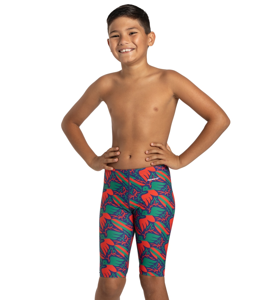 Sporti X Damian Orellana Limited Edition Chichi Jammer Swimsuit Youth 22-28 - Multi 22Y Polyester - Swimoutlet.com