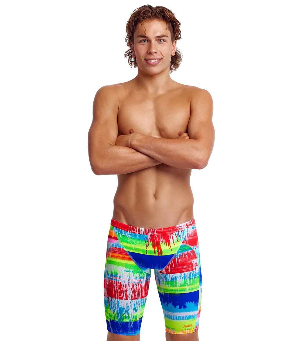 Funky Trunks Men's Dye Hard Jammer Swimsuit - 30 Polyester - Swimoutlet.com
