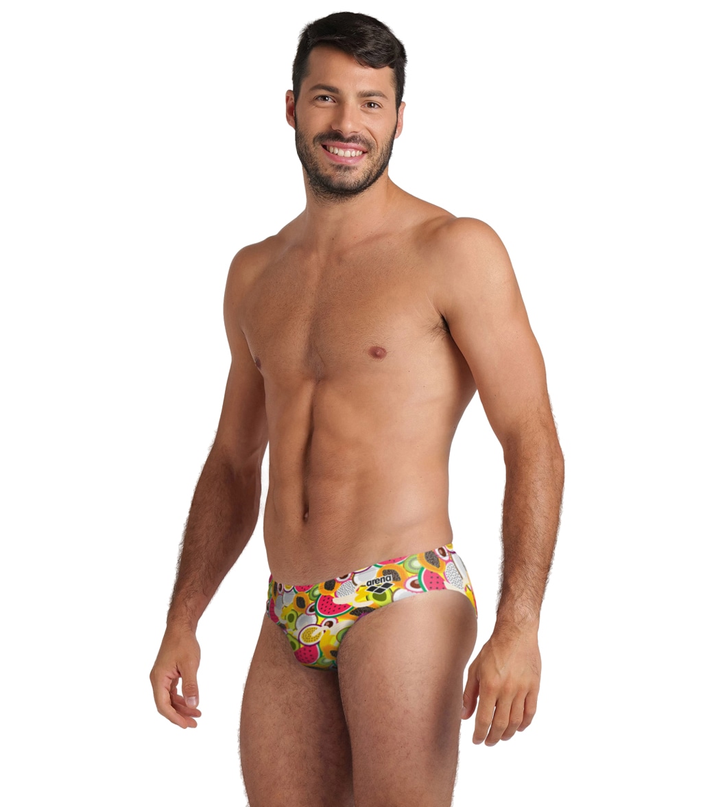 Arena Men's Microfruits Brief Swimsuit - 24 Polyester - Swimoutlet.com