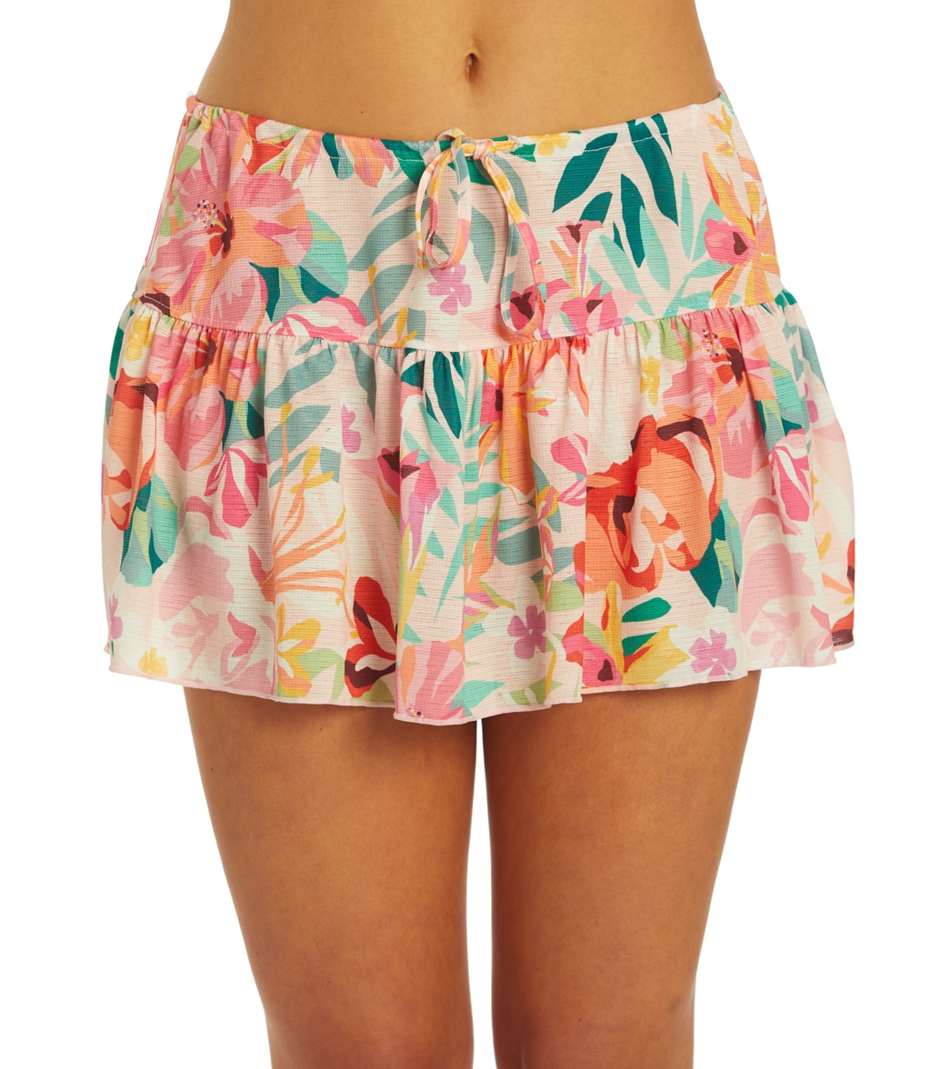 Hurley Women's Floral Pop Mini Skirt - Multi Large - Swimoutlet.com