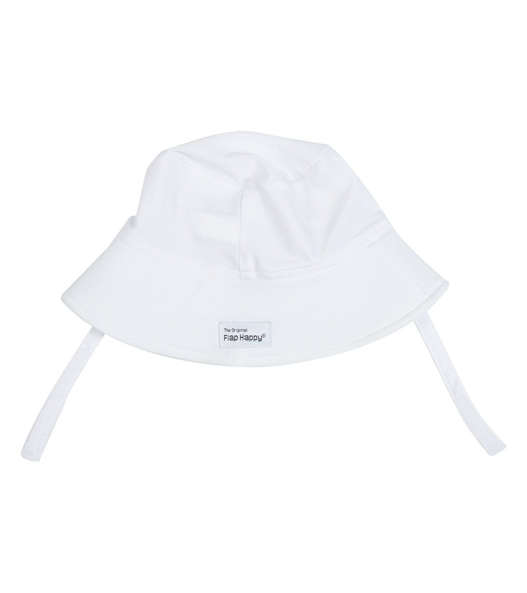 Flap Happy Upf 50+ Fun In The Sun Hat - White Large - Swimoutlet.com