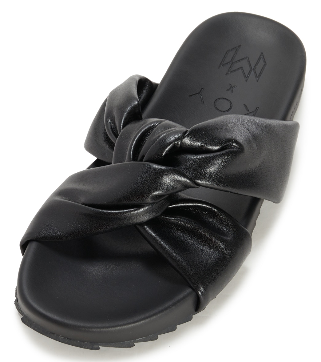 Malvados Women's Icon Koy Slides Sandals - Noir 7 - Swimoutlet.com