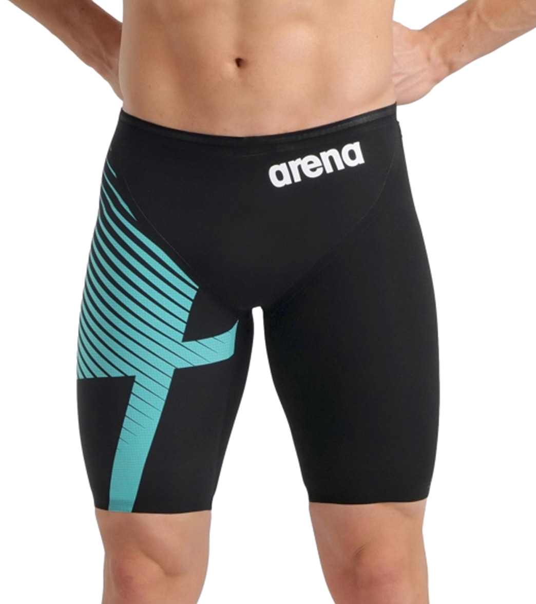 Arena Men's Powerskin Carbon Core Fx Sl Diamond Le Jammer Tech Suit Swimsuit - Blue 24 Elastane/Polyamide - Swimoutlet.com
