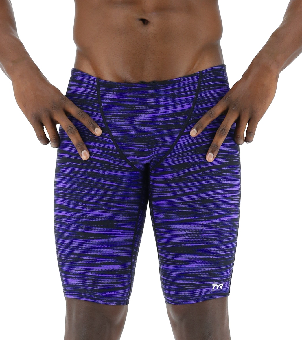 TYR Men's Fizzy Jammer Swimsuit - Purple 26 - Swimoutlet.com