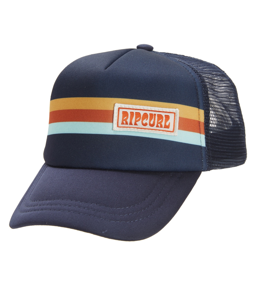 Rip Curl Girls' Heat Wave Trucker Hat - Navy 1Sz - Swimoutlet.com