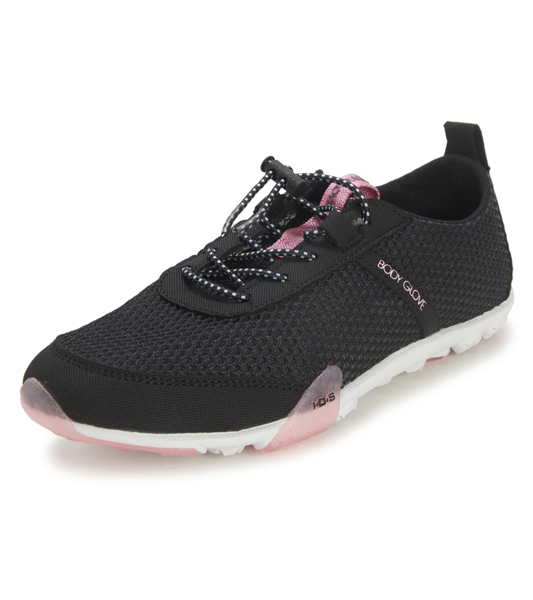 Body Glove Women's Flux Water Shoes - Black/Pink 7 - Swimoutlet.com