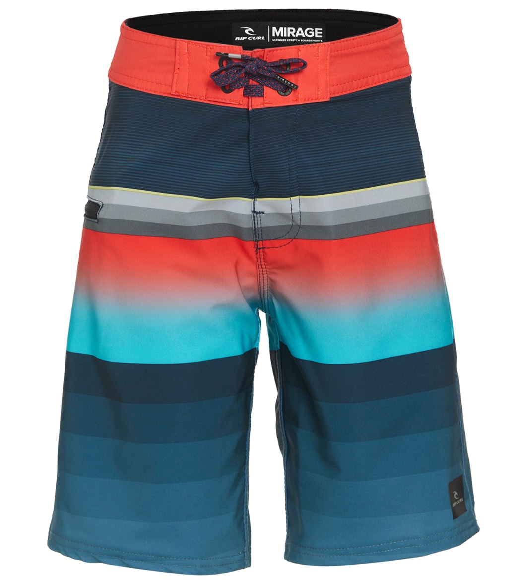 Rip Curl Boys' Mirage Daybreakers Board Shorts Big Kid - Charcoal Navy 10 - Swimoutlet.com