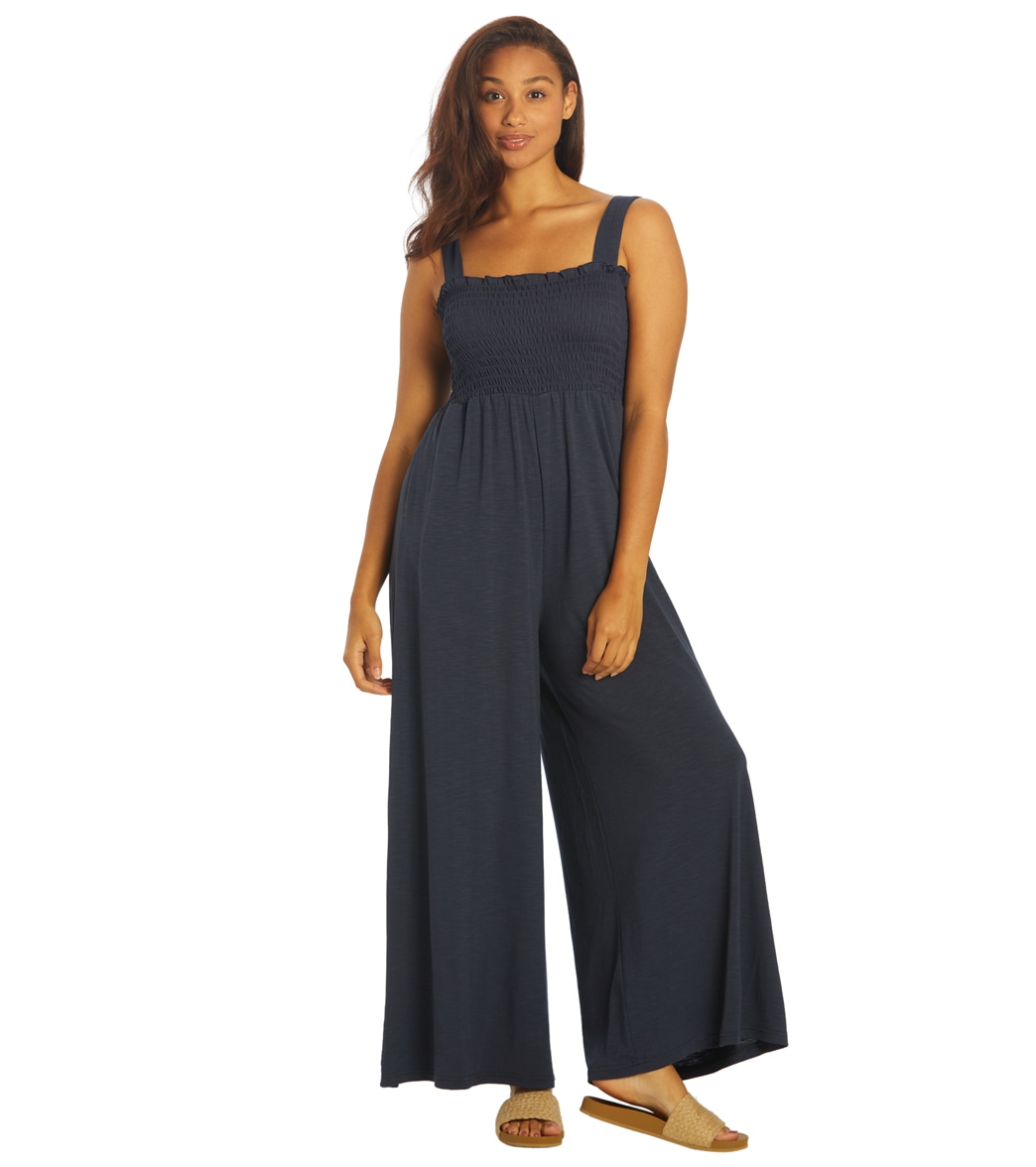 Roxy Women's Just Passing By Jumpsuit - Mood Indigo Large - Swimoutlet.com