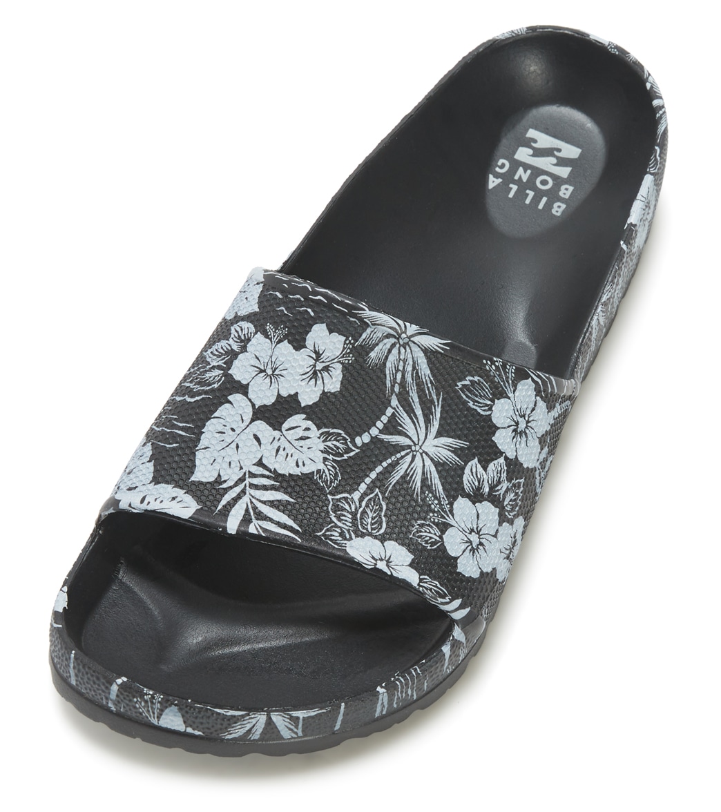 Billabong Women's Izzie Slides Sandals - Black 10 - Swimoutlet.com