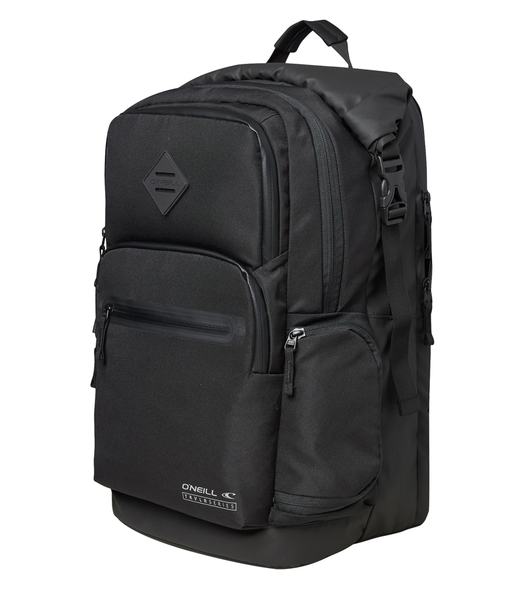 O'neill Men's Odyssey Trvlr Backpack - Black One Size Polyester - Swimoutlet.com