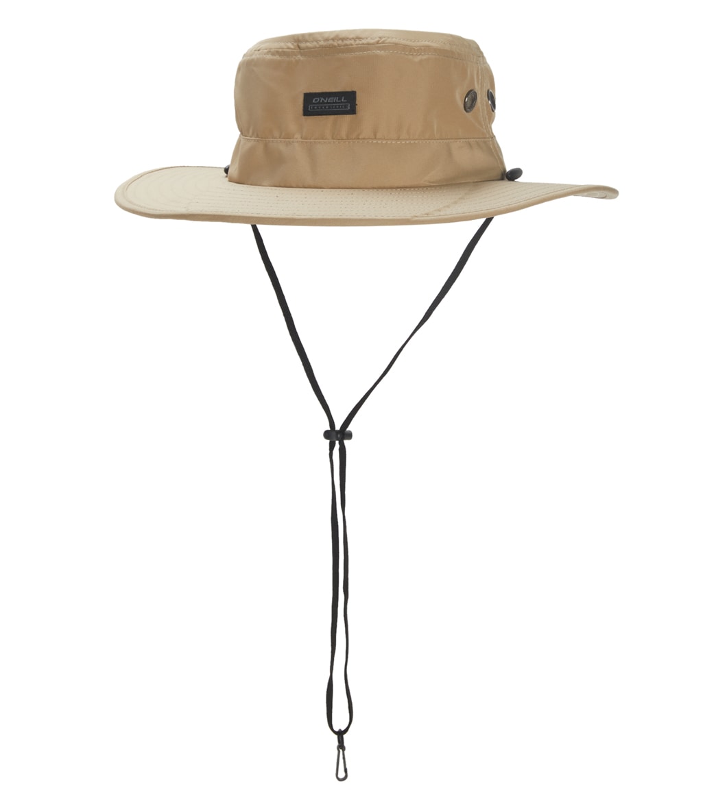 O'neill Men's Lancaster Full Brim Hat - Khaki One Size Polyester - Swimoutlet.com