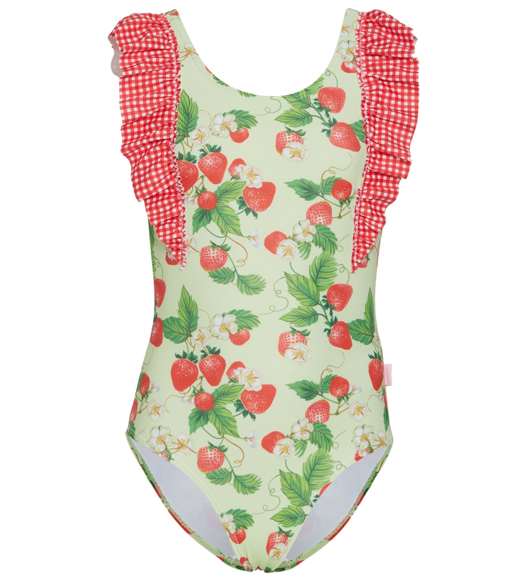 Seafolly Girls' Strawberry Sundae One Piece Swimsuit Baby Toddler - 0 - Swimoutlet.com