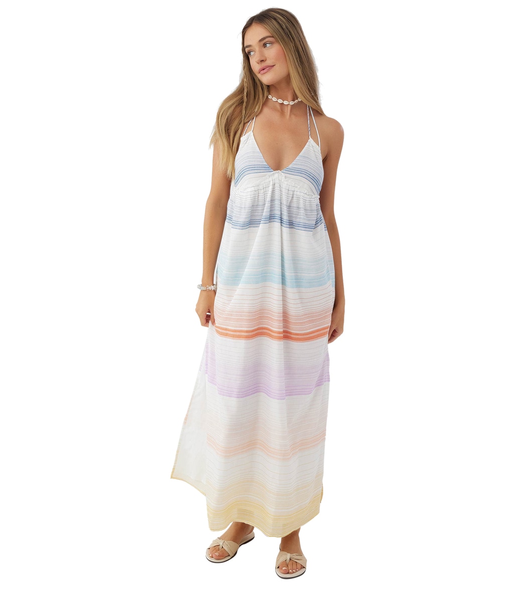 O'neill Women's Langley Dress - Multi Colored Large Cotton/Polyester - Swimoutlet.com