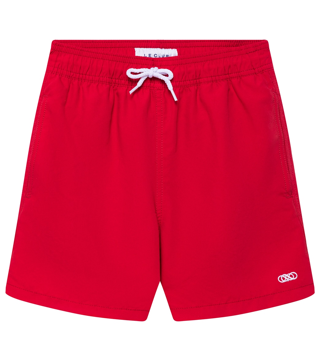 Le Club Boys' Classic Swim Trunks Toddler/Little/Big Kid - Red Large - Swimoutlet.com