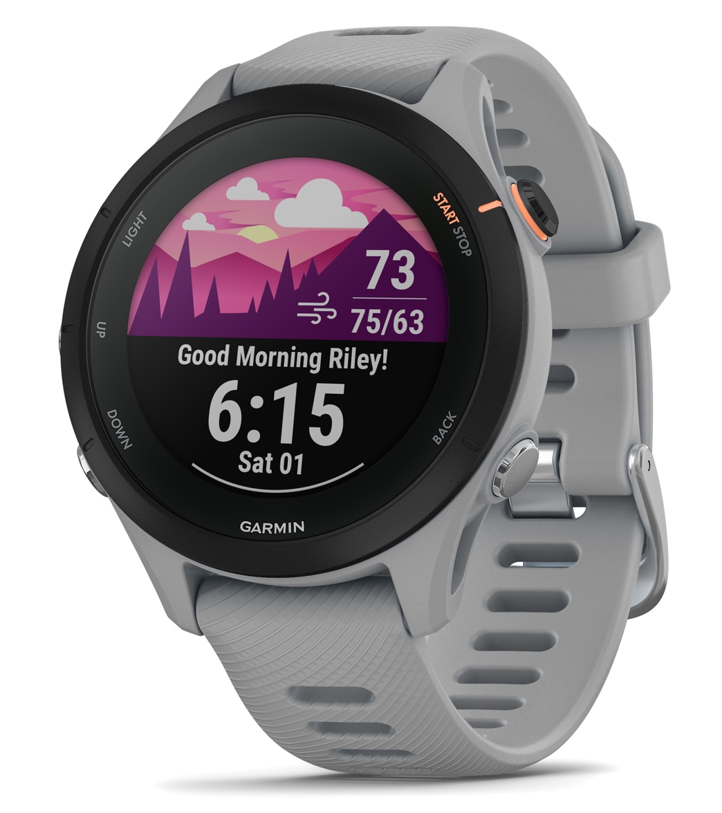 Garmin Forerunner 255S Multisport Smartwatch - Powder Grey 41Mm - Swimoutlet.com
