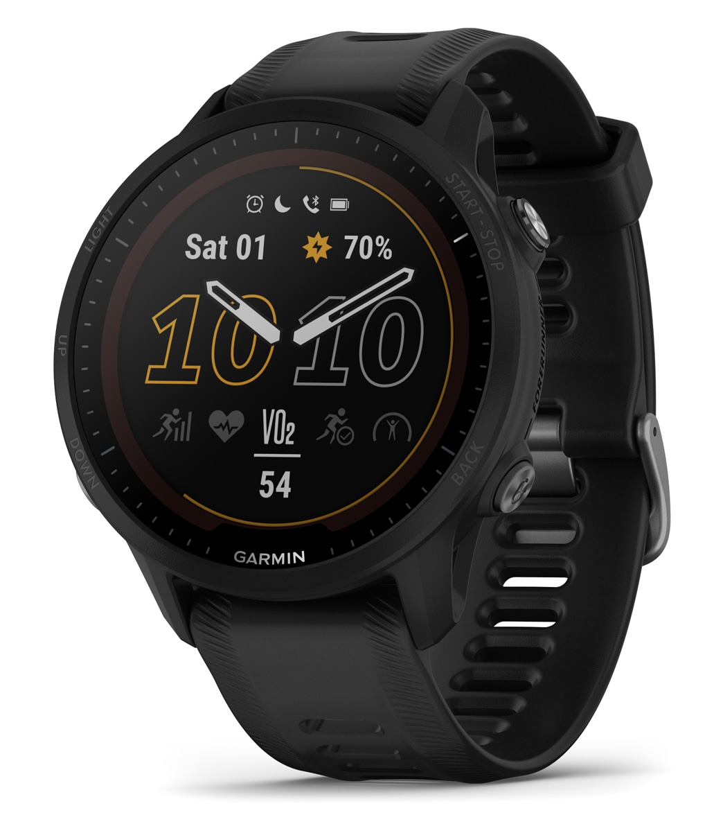 Garmin Forerunner 955 Multisport Smartwatch - Black 46Mm - Swimoutlet.com