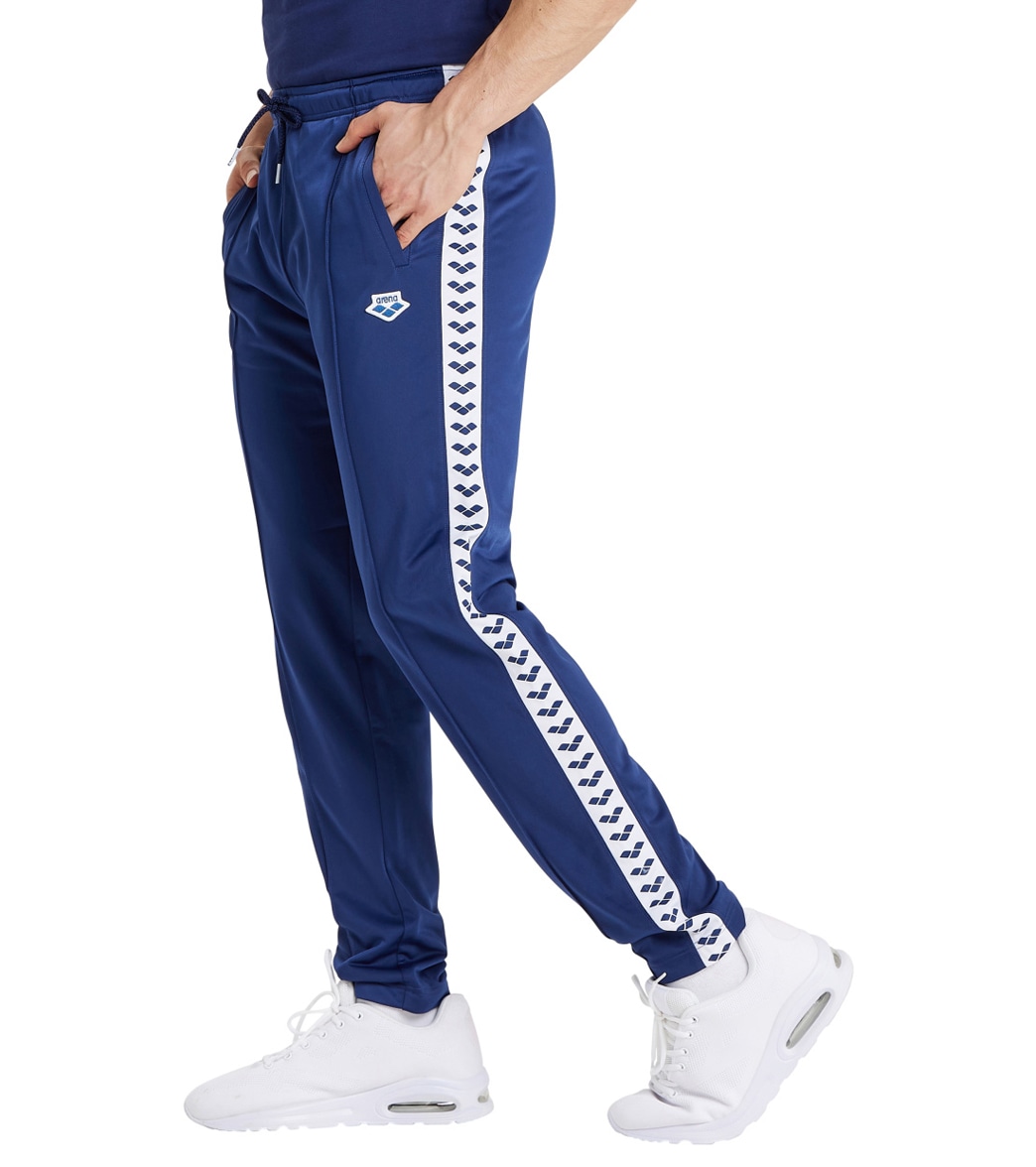 Arena Men's Relax Iv Team Pants - Navy/White/Navy Large Polyester - Swimoutlet.com