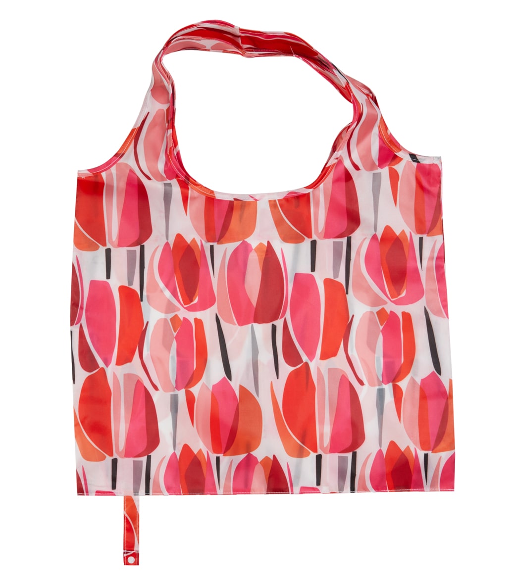 Envbags Tulips Water Resistant Tote Bag - Pink One Size Polyester - Swimoutlet.com