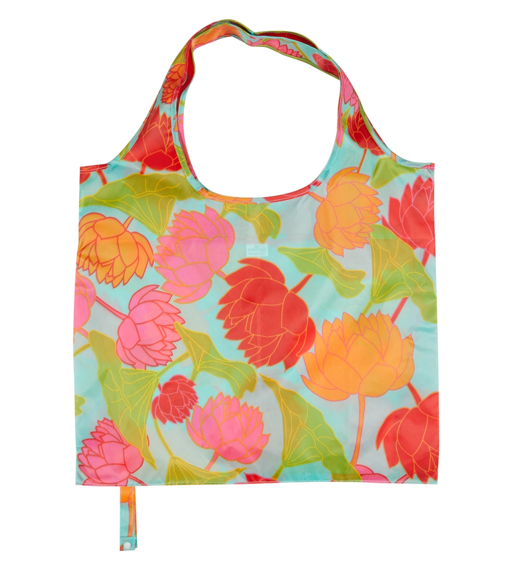 Envbags Lotus Water Resistant Tote Bag - Multi One Size Polyester - Swimoutlet.com