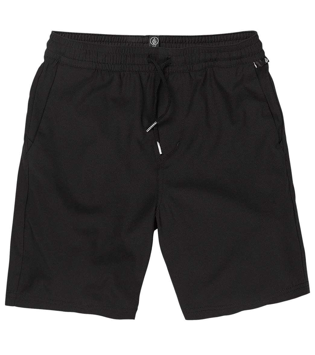 Volcom Boys' Frickin Ew Cross Shred Hybrid Shorts Big Kid - Black Large - Swimoutlet.com