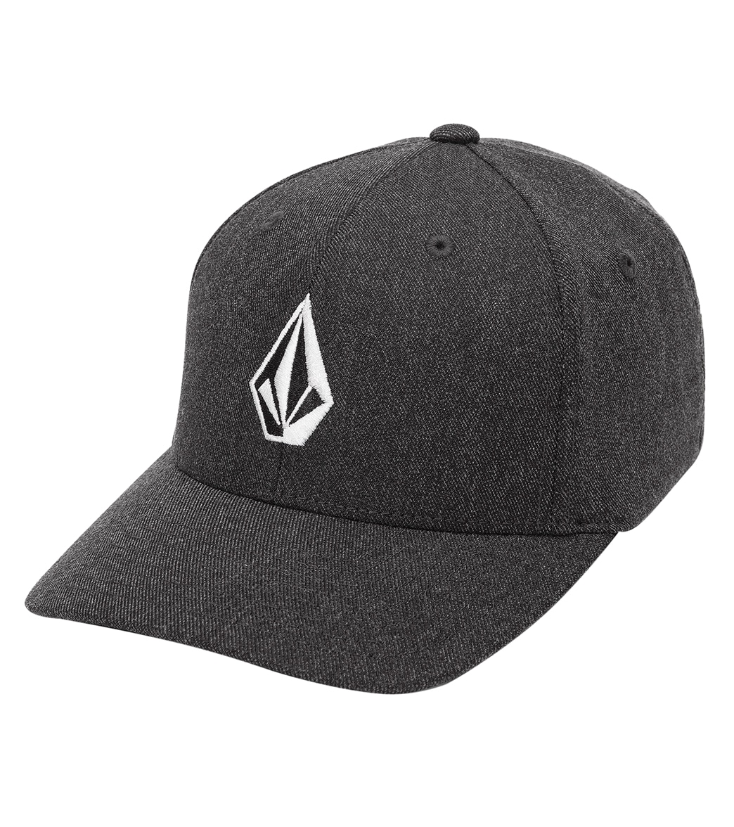 Volcom Boys' Full Stone Hthr Xfit Hat - Charcoal Heather One Size - Swimoutlet.com