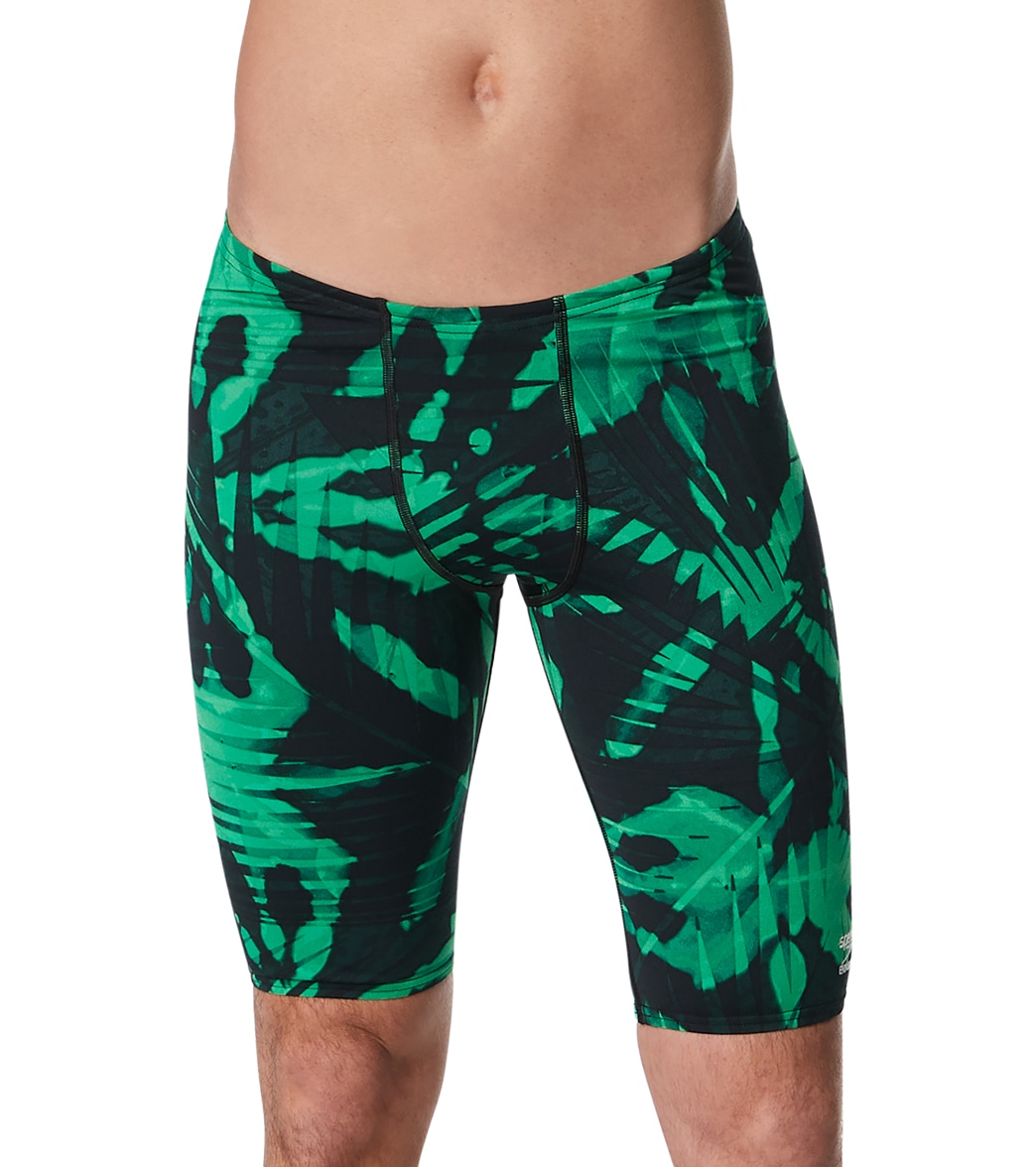 Speedo Men's Reflected Jammer Swimsuit - Green 24 - Swimoutlet.com