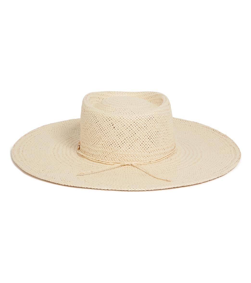 Seafolly Women's Shady Lady Sundown Boater Hat - Natural One Size - Swimoutlet.com