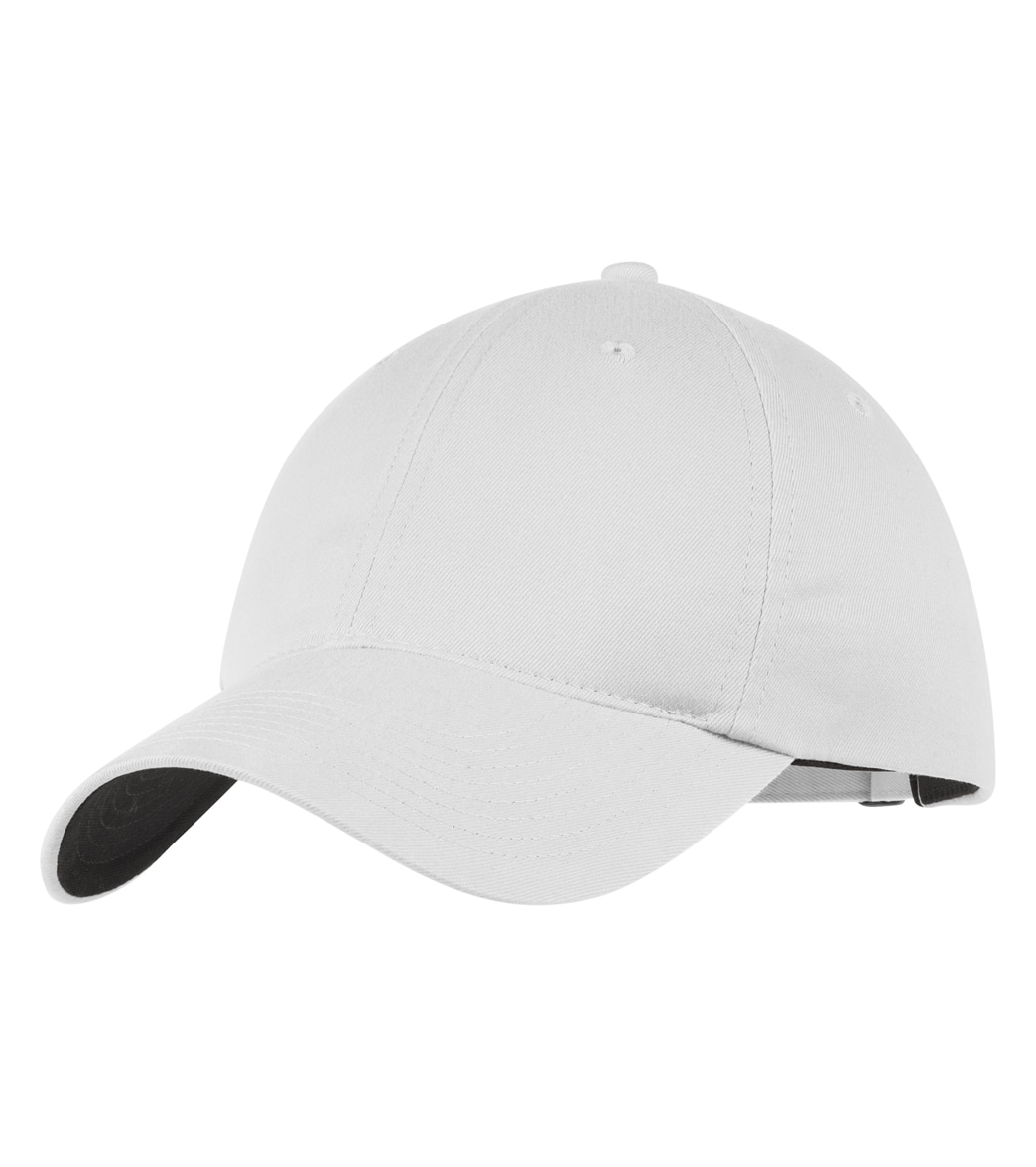 Nike Unstructured Twill Hat - True White One Size Cotton - Swimoutlet.com