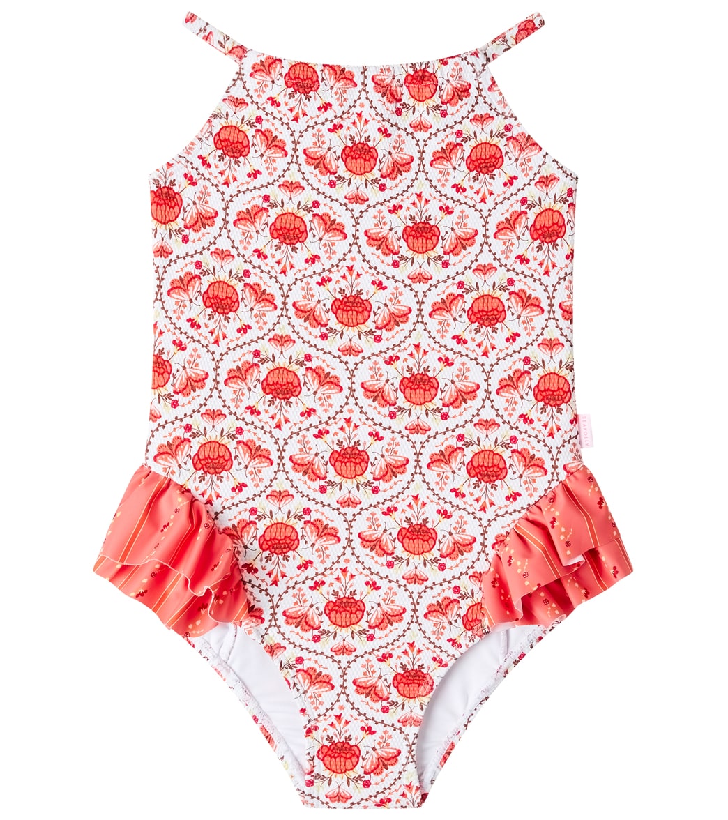 Seafolly Girls' Prague Halter Neck One Piece Swimsuit Baby Toddler - 2 - Swimoutlet.com