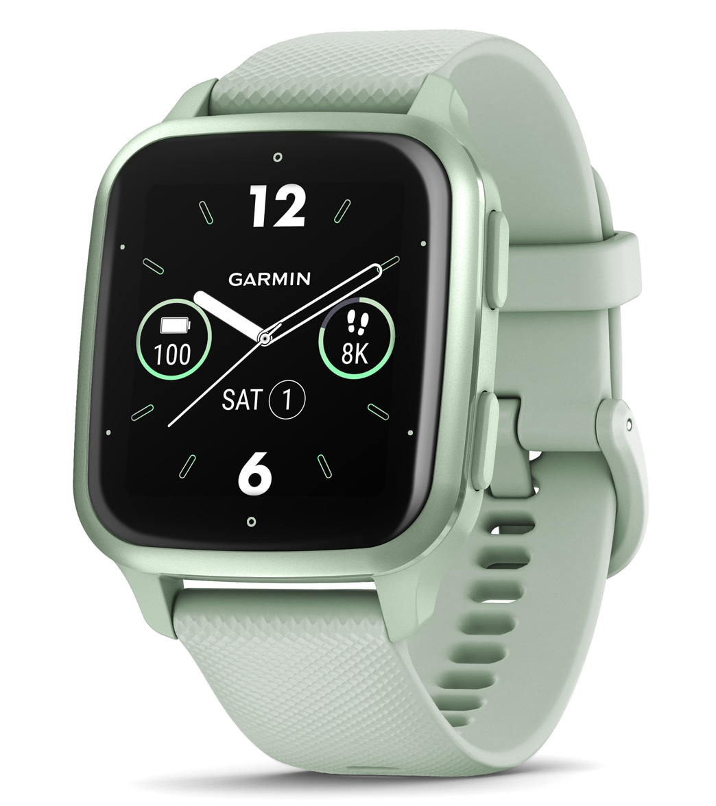 Garmin Venu Sq 2 Fitness Smartwatch - Cool Mint/Metallic Mint 40Mm - Swimoutlet.com