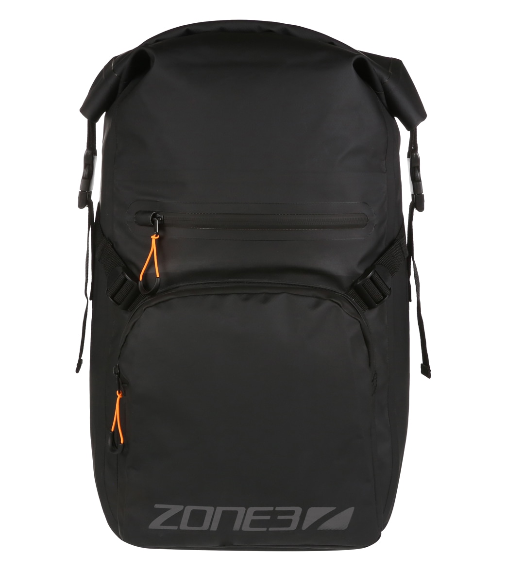 Zone3 Waterproof Backpack 25L - Black - Swimoutlet.com